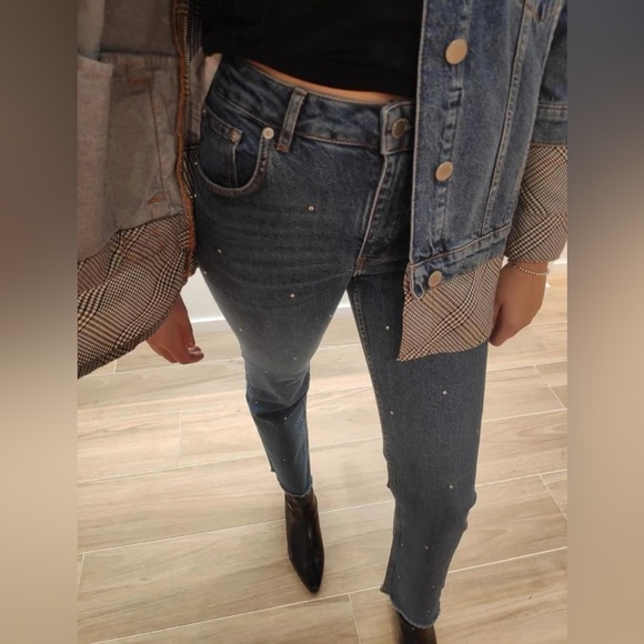 Maje DENIM TROMPE L’OEIL JACKET - Picture 16 of 16